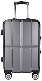  Kksb 2420 pulgadas equipaje rodante marco de aluminio trolley estuche de viaje s�lido bolsa de viaje equipaje de mano caja de bloqueo 20"gris