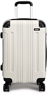  Kono abs maletas de viaje grandes 75cm r�gida ligera equipaje maleta con 4 ruedas giratorias (beige