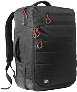  Cabin max santiago - mochila para port�til y tablet para viajar - 55x40x20 - bolsillo acolchado para port�til incorporado - equipaje de mano aprobado para el vuelo - adecuada para thomson(black)
